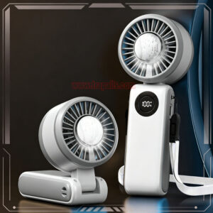 Outdoor Travel Rechargeable 3-Second Fast Cooling Portable Semiconductor Cooling Fan with Ice Compress - Image 15