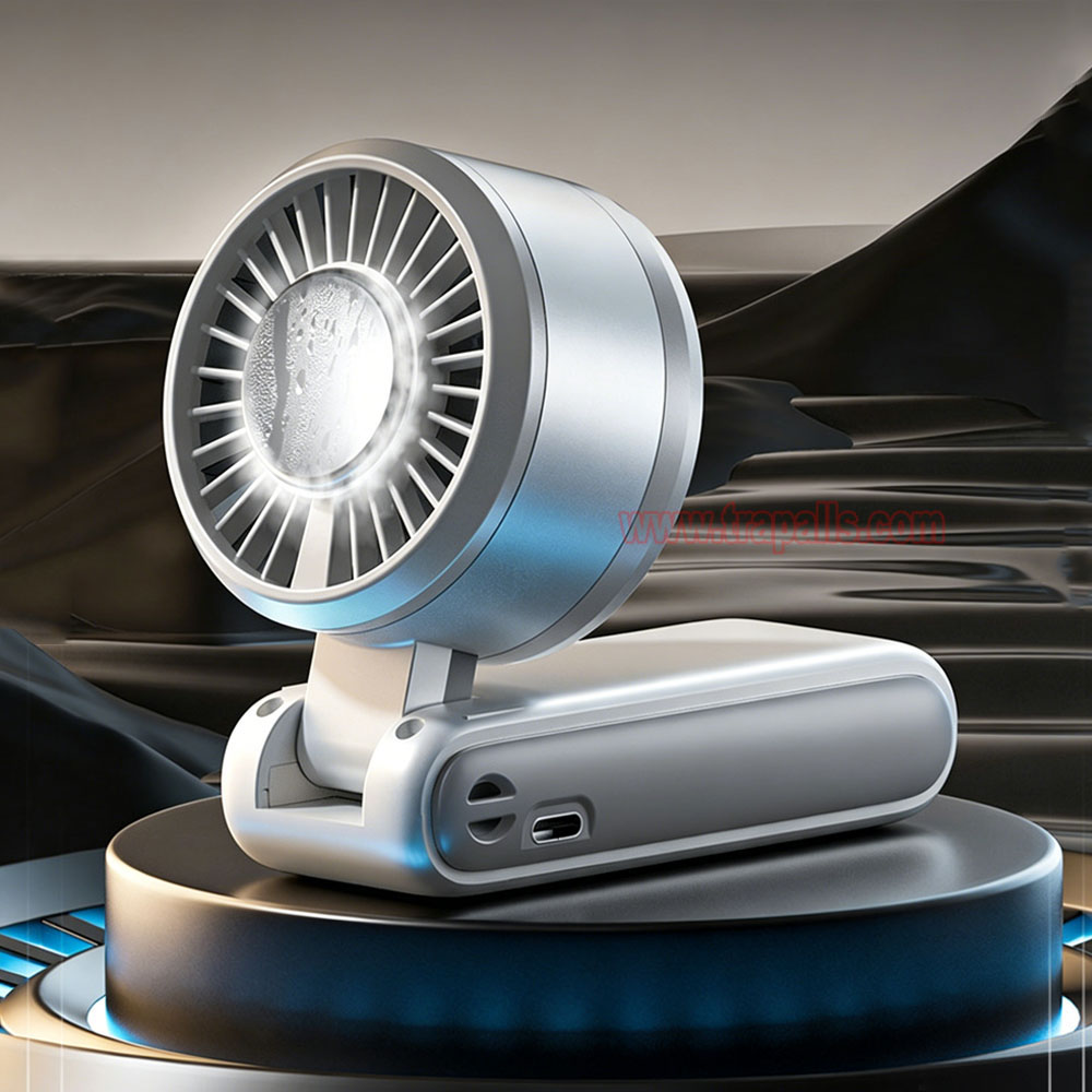 Outdoor Travel Rechargeable 3-Second Fast Cooling Portable Semiconductor Cooling Fan with Ice Compress - Image 16