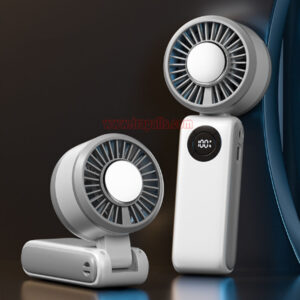 Outdoor Travel Rechargeable 3-Second Fast Cooling Portable Semiconductor Cooling Fan with Ice Compress - Image 17