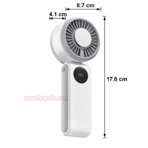 Outdoor Travel Rechargeable 3-Second Fast Cooling Portable Semiconductor Cooling Fan with Ice Compress - Image 3
