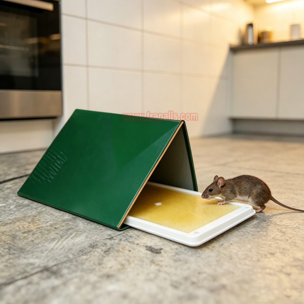 Outdoor Warehouse Rodent Control Triangular Tunnel Mouse Trap Cover High-tack Rodent Glue Board Mouse Trap - Image 11