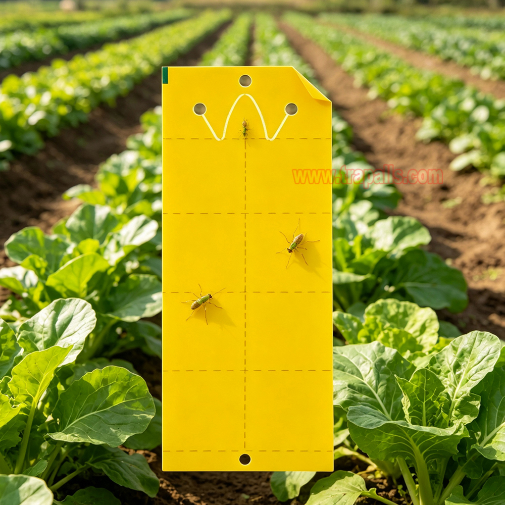 Greenhouse Orchard Double-Sided Waterproof Adhesive Aphid Trap Sticky Glue Pest Board Trap - Image 9