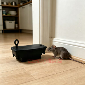 Indoor Warehouse Reusable Dual-Entry Mouse Trap Box Lockable Rodent Control Trap Mouse Bait Station - Image 13