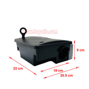 Indoor Warehouse Reusable Dual-Entry Mouse Trap Box Lockable Rodent Control Trap Mouse Bait Station - Image 3