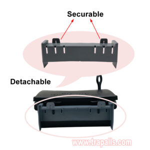 Indoor Warehouse Reusable Dual-Entry Mouse Trap Box Lockable Rodent Control Trap Mouse Bait Station - Image 6