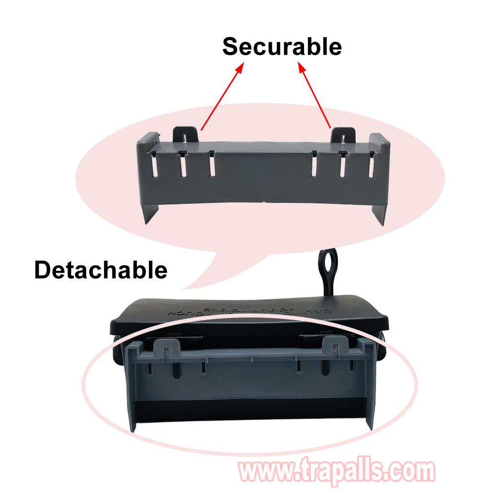 Indoor Warehouse Reusable Dual-Entry Mouse Trap Box Lockable Rodent Control Trap Mouse Bait Station - Image 6