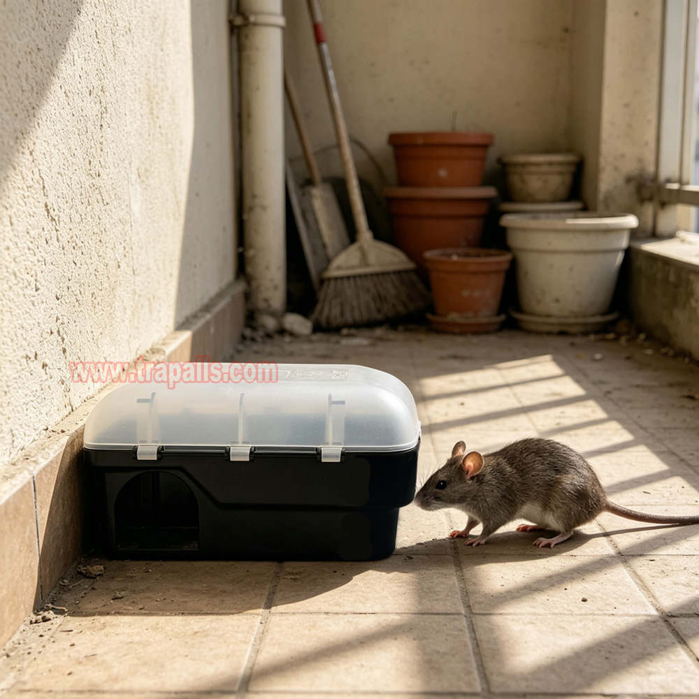 Indoor Warehouse Dual-Entry Rodent Trap Box Lockable Compatible with Mouse Snap Traps Mouse Bait Station - Image 11