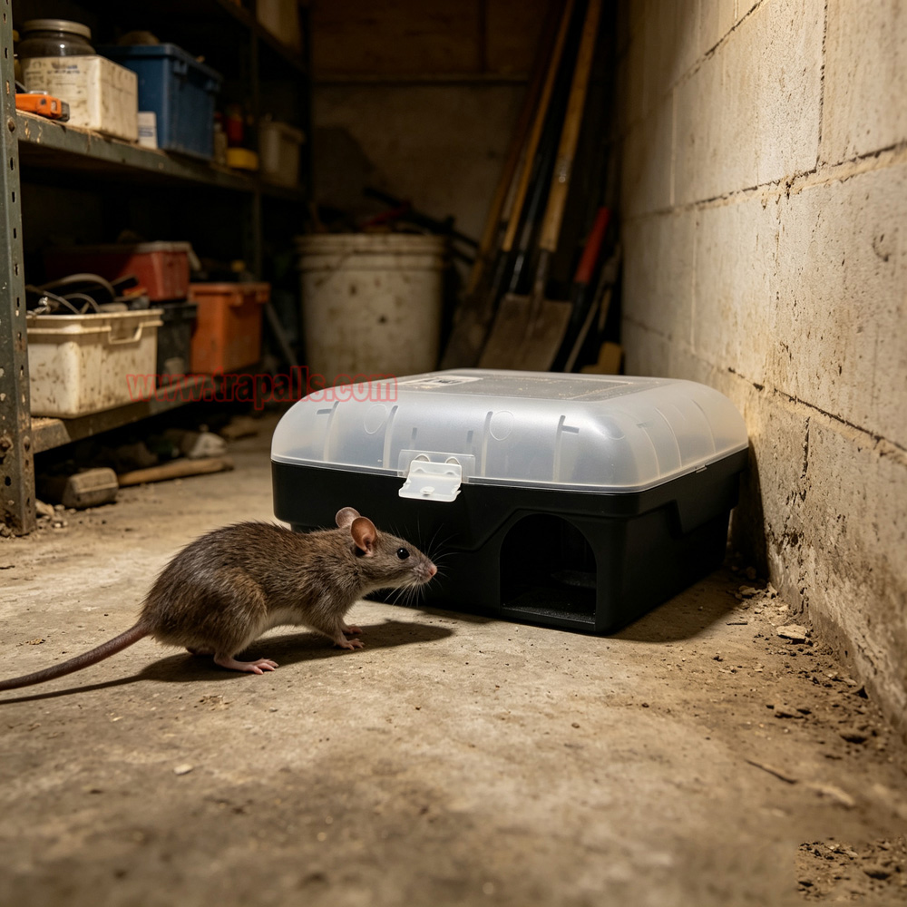 Indoor Warehouse Dual-Entry Rodent Trap Box Lockable Compatible with Mouse Snap Traps Mouse Bait Station - Image 13