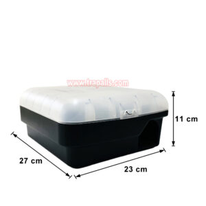 Indoor Warehouse Dual-Entry Rodent Trap Box Lockable Compatible with Mouse Snap Traps Mouse Bait Station - Image 3