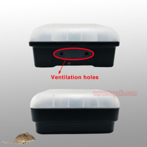 Indoor Warehouse Dual-Entry Rodent Trap Box Lockable Compatible with Mouse Snap Traps Mouse Bait Station - Image 5