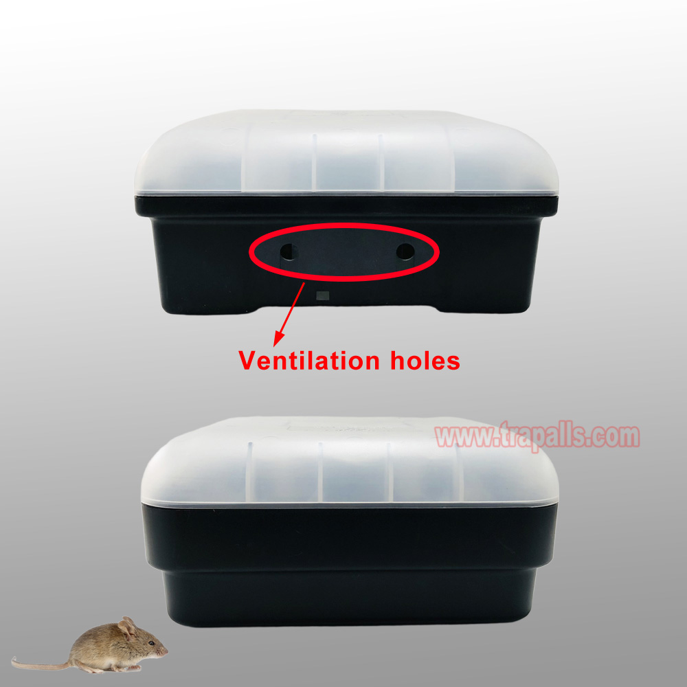 Indoor Warehouse Dual-Entry Rodent Trap Box Lockable Compatible with Mouse Snap Traps Mouse Bait Station - Image 5