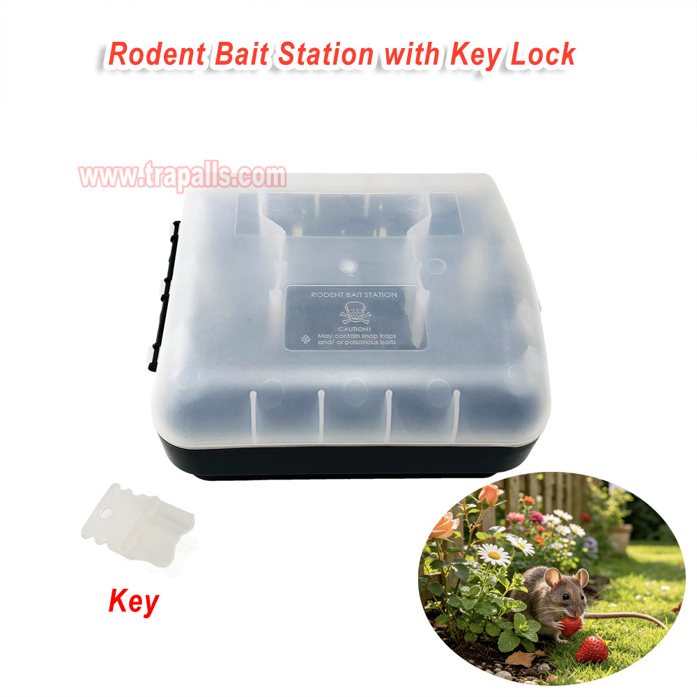 Indoor Warehouse Dual-Entry Rodent Trap Box Lockable Compatible with Mouse Snap Traps Mouse Bait Station - Image 6