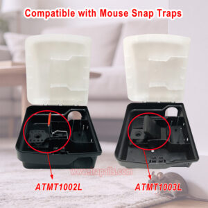 Indoor Warehouse Dual-Entry Rodent Trap Box Lockable Compatible with Mouse Snap Traps Mouse Bait Station - Image 9