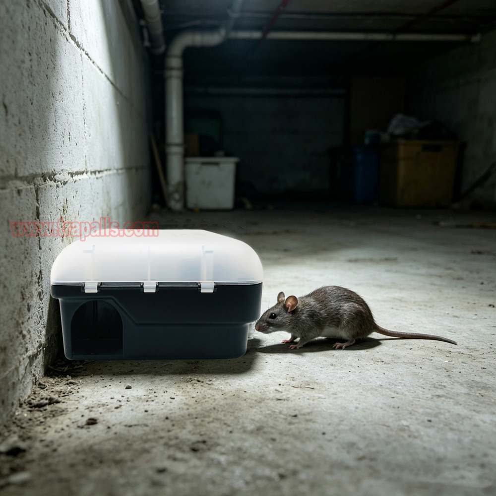 Indoor Warehouse Dual-Entry Rodent Trap Box Lockable Compatible with Mouse Snap Traps Mouse Bait Station - Image 10