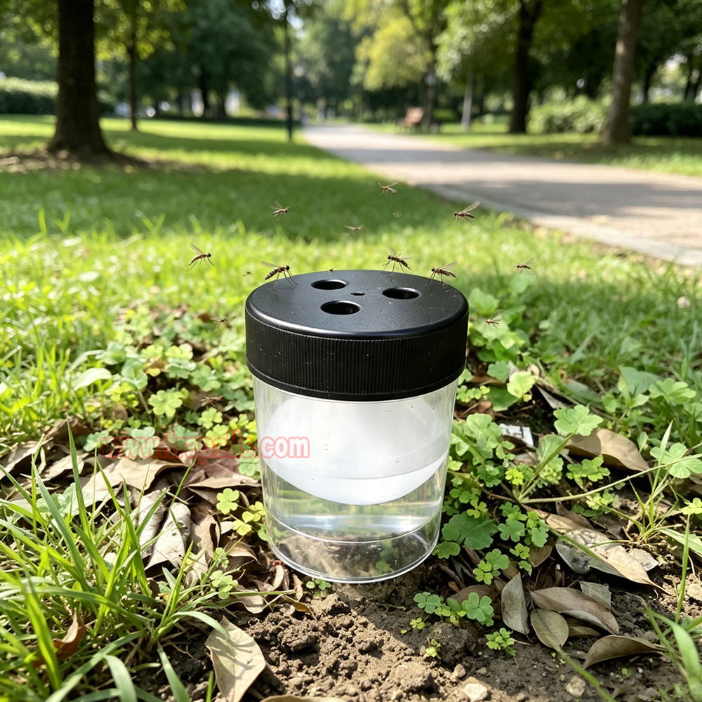 Outdoor Field Plastic Aedes Mosquito Control Pest Egg Monitoring Device Mosquito Lure Trap Mosquito Ovitrap - Image 9