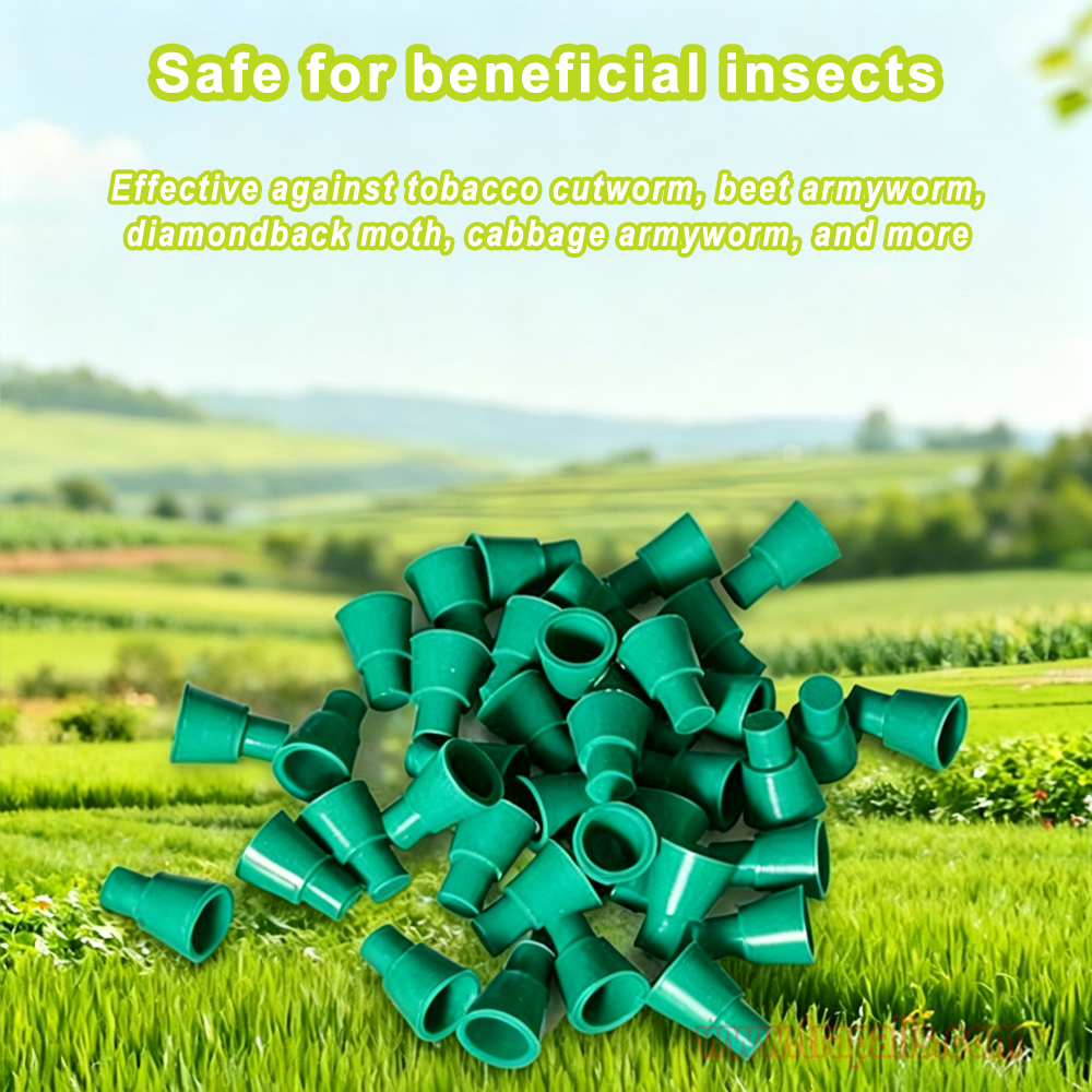 Organic Farming Compatible Rubber Stopper Slow-Release Dispenser for Tomato Leaf Miner Tuta Absoluta Pheromone Lure - Image 11