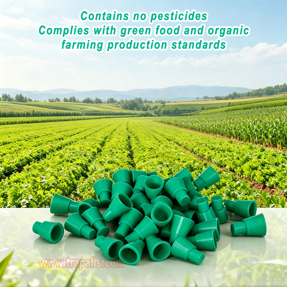 Organic Farming Compatible Rubber Stopper Slow-Release Dispenser for Tomato Leaf Miner Tuta Absoluta Pheromone Lure - Image 12