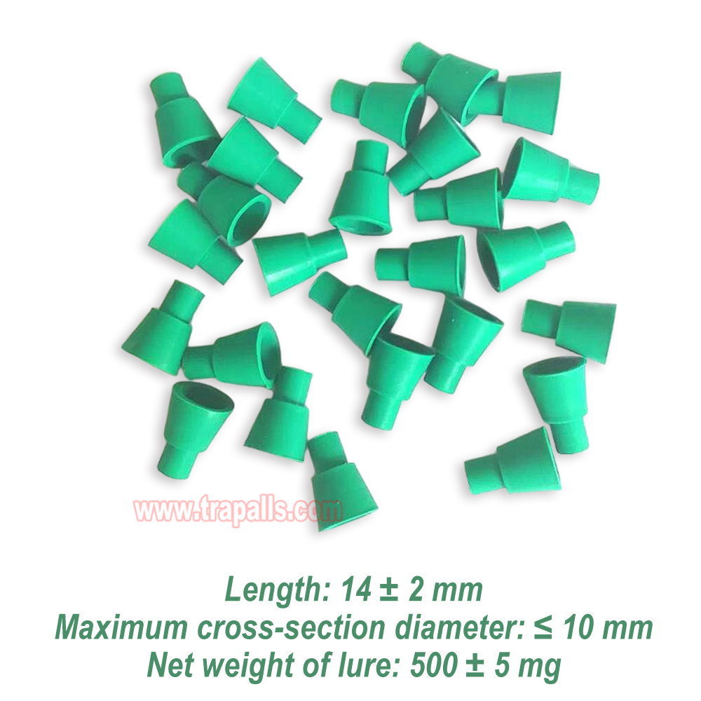 Organic Farming Compatible Rubber Stopper Slow-Release Dispenser for Tomato Leaf Miner Tuta Absoluta Pheromone Lure - Image 3