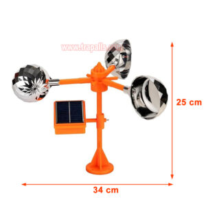 Outdoor Boat Keep Pigeon Away Bird Spinning Deterrent Device 360°Reflective Solar Bird Repeller - Image 3