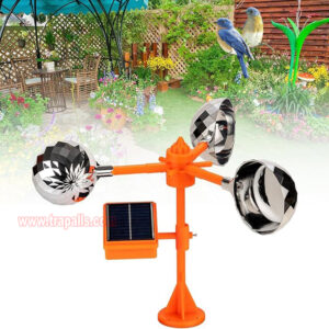 Outdoor Boat Keep Pigeon Away Bird Spinning Deterrent Device 360°Reflective Solar Bird Repeller - Image 6