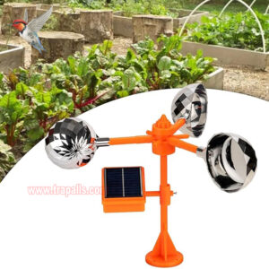 Outdoor Boat Keep Pigeon Away Bird Spinning Deterrent Device 360°Reflective Solar Bird Repeller - Image 7