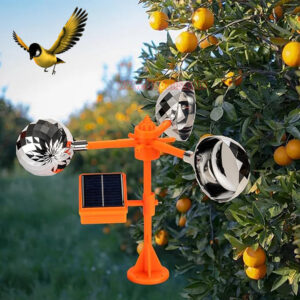 Outdoor Boat Keep Pigeon Away Bird Spinning Deterrent Device 360°Reflective Solar Bird Repeller - Image 8
