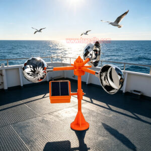 Outdoor Boat Keep Pigeon Away Bird Spinning Deterrent Device 360°Reflective Solar Bird Repeller - Image 9