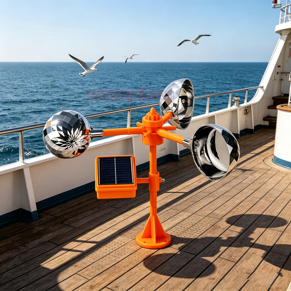 Outdoor Boat Keep Pigeon Away Bird Spinning Deterrent Device 360°Reflective Solar Bird Repeller - Image 10