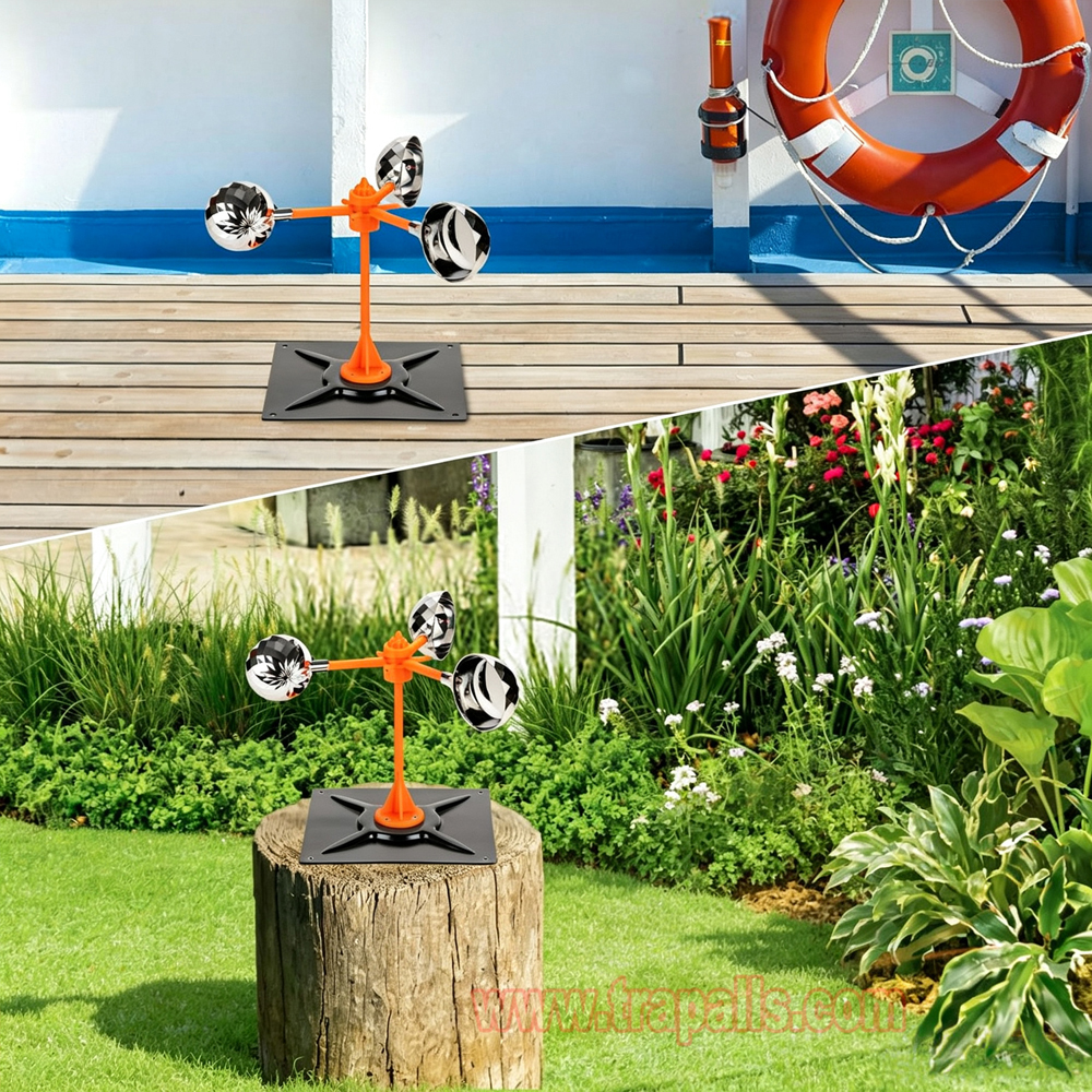 Outdoor Boat Keep Pigeon Away Bird Spinning Deterrent Device 360° Reflective Bird Repeller - Image 11