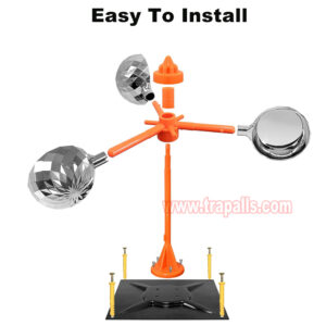 Outdoor Boat Keep Pigeon Away Bird Spinning Deterrent Device 360° Reflective Bird Repeller - Image 4