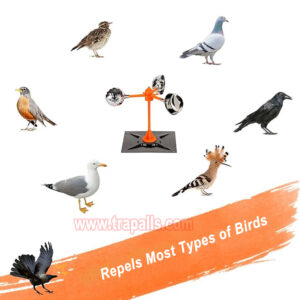 Outdoor Boat Keep Pigeon Away Bird Spinning Deterrent Device 360° Reflective Bird Repeller - Image 8