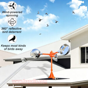 Outdoor Boat Keep Pigeon Away Bird Spinning Deterrent Device 360° Reflective Bird Repeller - Image 10