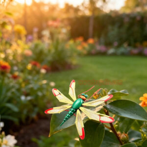 Camping Travel Fly Control Bionic Dragonfly Deterrent with Reflective Wings Dragonfly Shaped Mosquito Repeller - Image 11