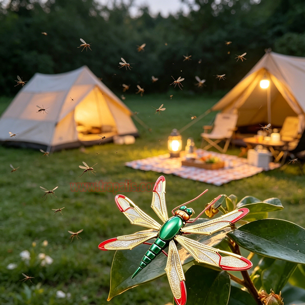 Camping Travel Fly Control Bionic Dragonfly Deterrent with Reflective Wings Dragonfly Shaped Mosquito Repeller - Image 18