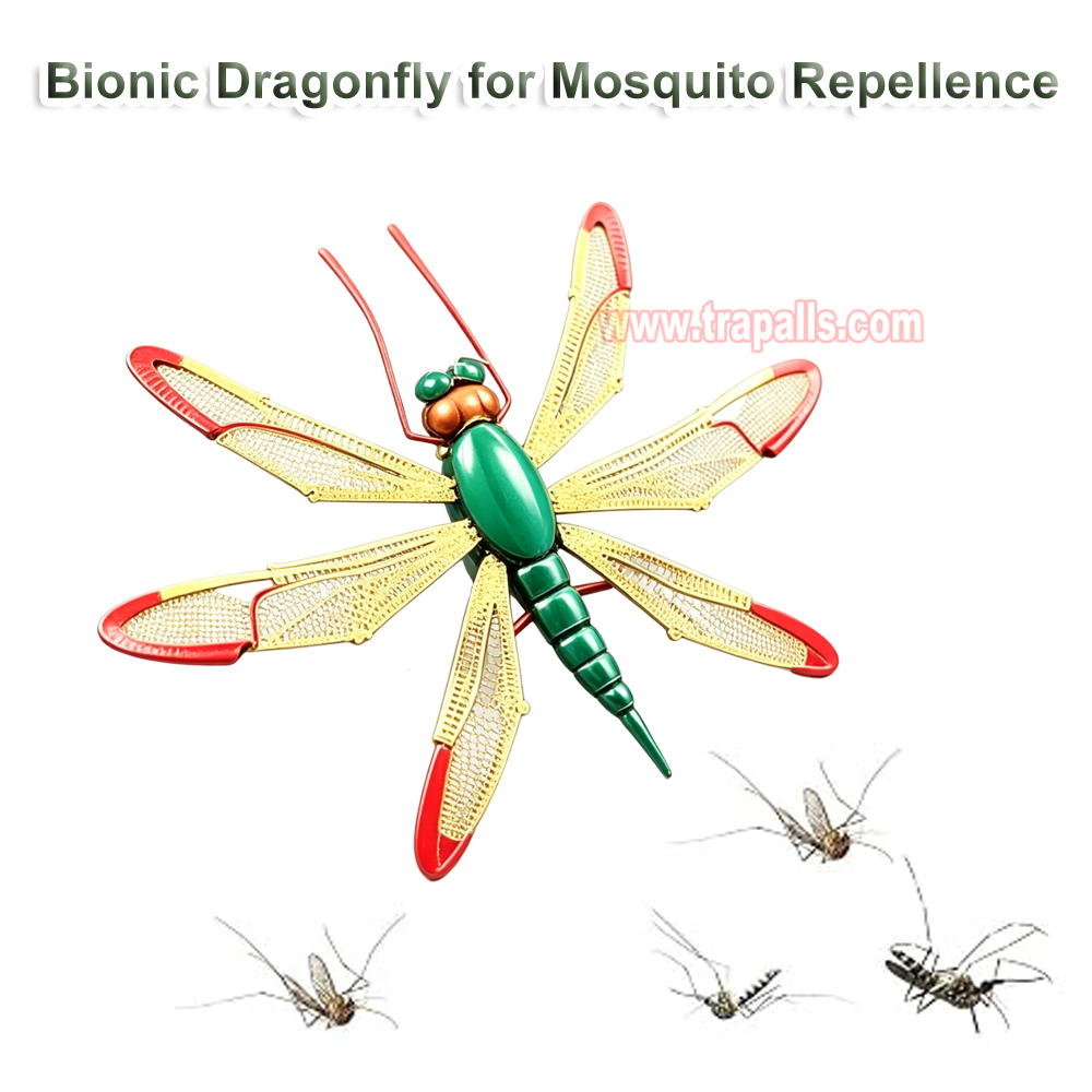 Camping Travel Fly Control Bionic Dragonfly Deterrent with Reflective Wings Dragonfly Shaped Mosquito Repeller - Image 4