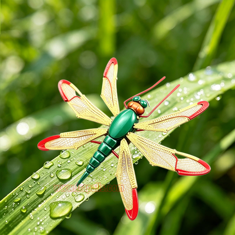 Camping Travel Fly Control Bionic Dragonfly Deterrent with Reflective Wings Dragonfly Shaped Mosquito Repeller - Image 10