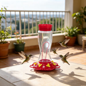Outdoor Garden Hanging Built-in Ant Bee Guard Hummingbird Water Feeder - Image 10