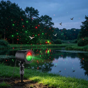Outdoor Orchard Waterproof Red Green Flashing Light Bird Deterrent Device Visual Laser Bird Repeller - Image 18