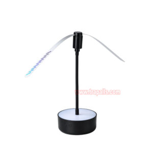 Indoor Camping Portable 360° Rotating Hanging Soft-Stop Blades Fly Repellent Fan with Light - Image 2