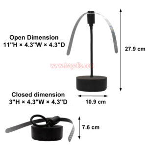 Indoor Camping Portable 360° Rotating Hanging Soft-Stop Blades Fly Repellent Fan with Light - Image 3