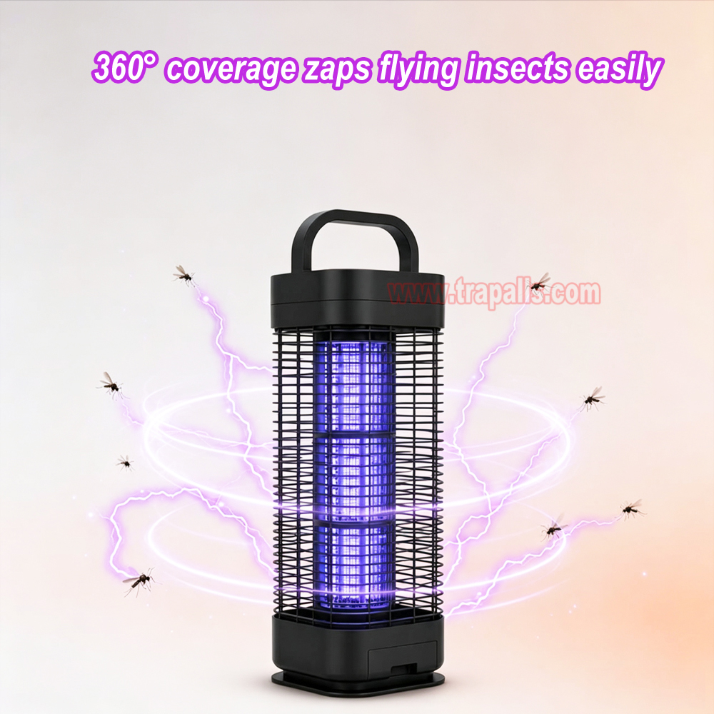 Outdoor Home UVA Fly Zapper Bug Trap Electric Shock Insect Killer Mosquito Killer Lamp - Image 10