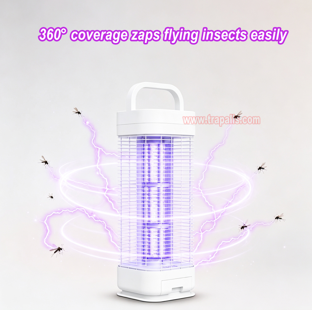 Outdoor Indoor UVA Fly Zapper Bug Trap Electric Shock Insect Killer Mosquito Killer Lamp - Image 10
