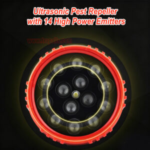 Outdoor Travel Portable Handheld LED Flashlight High Power Dog Repellent Ultrasonic Animal Repeller - Image 6