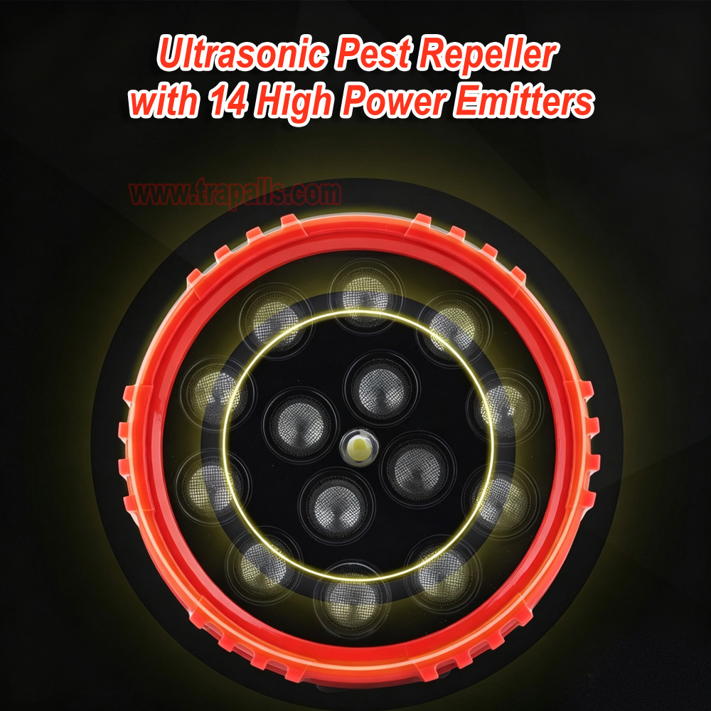 Outdoor Travel Portable Handheld LED Flashlight High Power Dog Repellent Ultrasonic Animal Repeller - Image 6