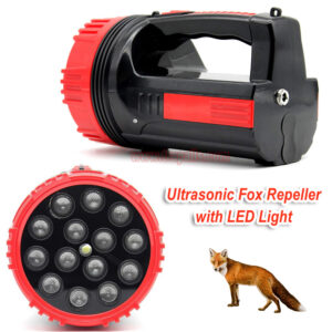 Outdoor Travel Portable Handheld LED Flashlight High Power Dog Repellent Ultrasonic Animal Repeller - Image 8