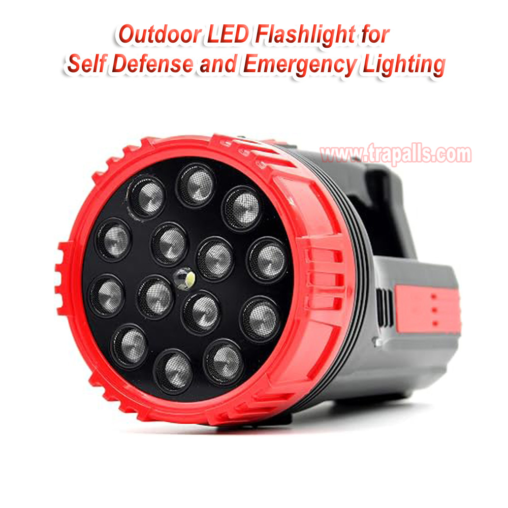 Outdoor Travel Portable Handheld LED Flashlight High Power Dog Repellent Ultrasonic Animal Repeller - Image 9