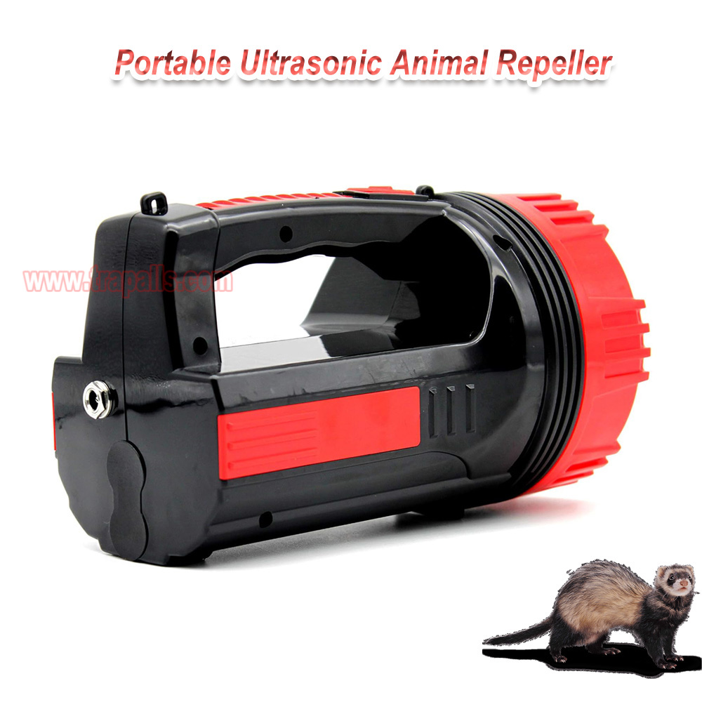 Outdoor Travel Portable Handheld LED Flashlight High Power Dog Repellent Ultrasonic Animal Repeller - Image 10