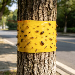 Garden Orchard Protecting Tree External Adhesive Tree Insect Trap Tape Insect Barrier Tree Pest Tape - Image 12