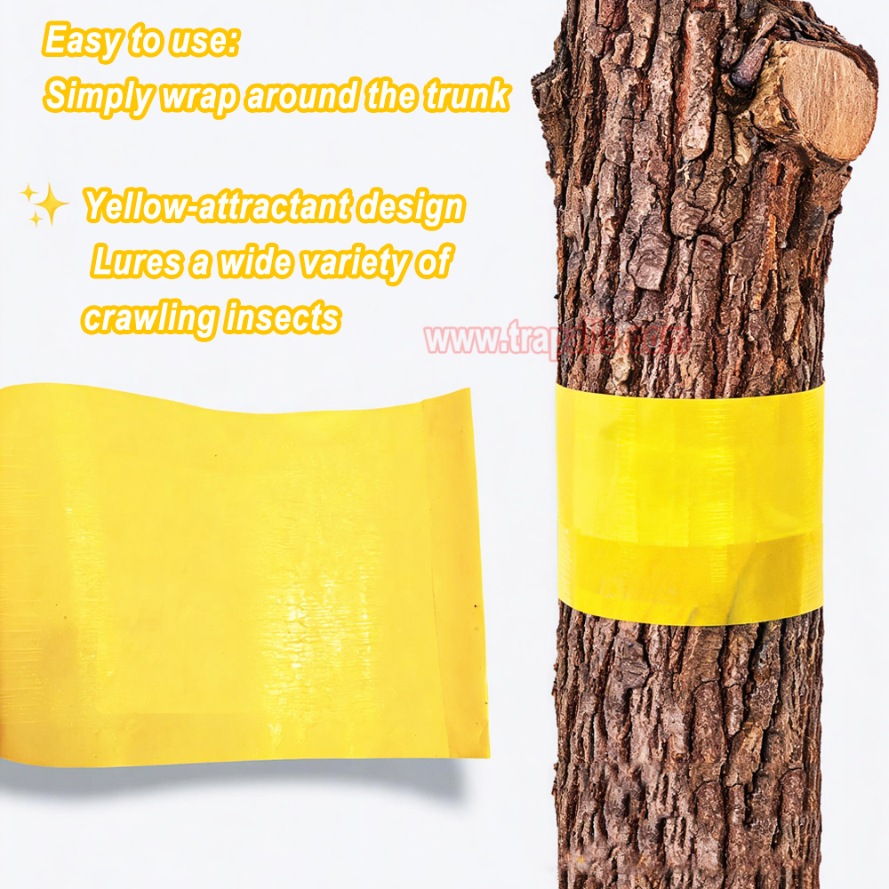 Garden Orchard Protecting Tree External Adhesive Tree Insect Trap Tape Insect Barrier Tree Pest Tape - Image 9