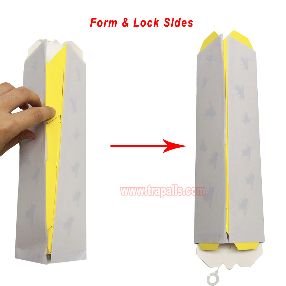Orchard Indoor Disposable Adhesive Flying Insect Catcher Glue Pest Board Trap Sticky Fly Trap - Image 6